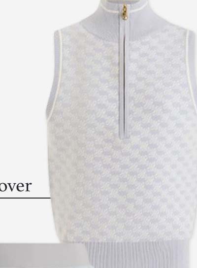 Vincent Sleeveless 1/2 Zip Pullover
