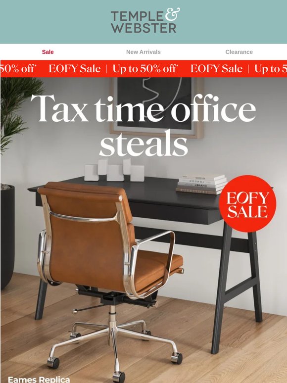 Tax season is here. Upgrade your WFH setup