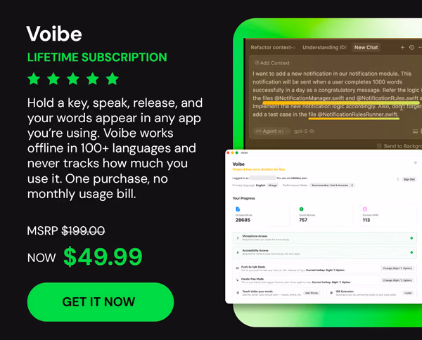 Voibe Lifetime Subscription