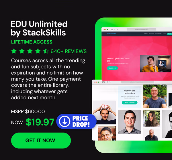 EDU Unlimited by StackSkills: Lifetime Access