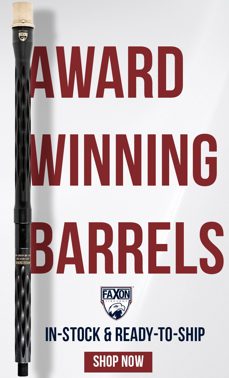 AWARD WINNING RIFLE BARRELS IN-STOCK AND READY-TO-SHIP