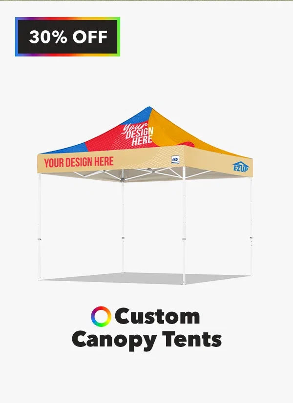 30% off All Custom Canopy Tents