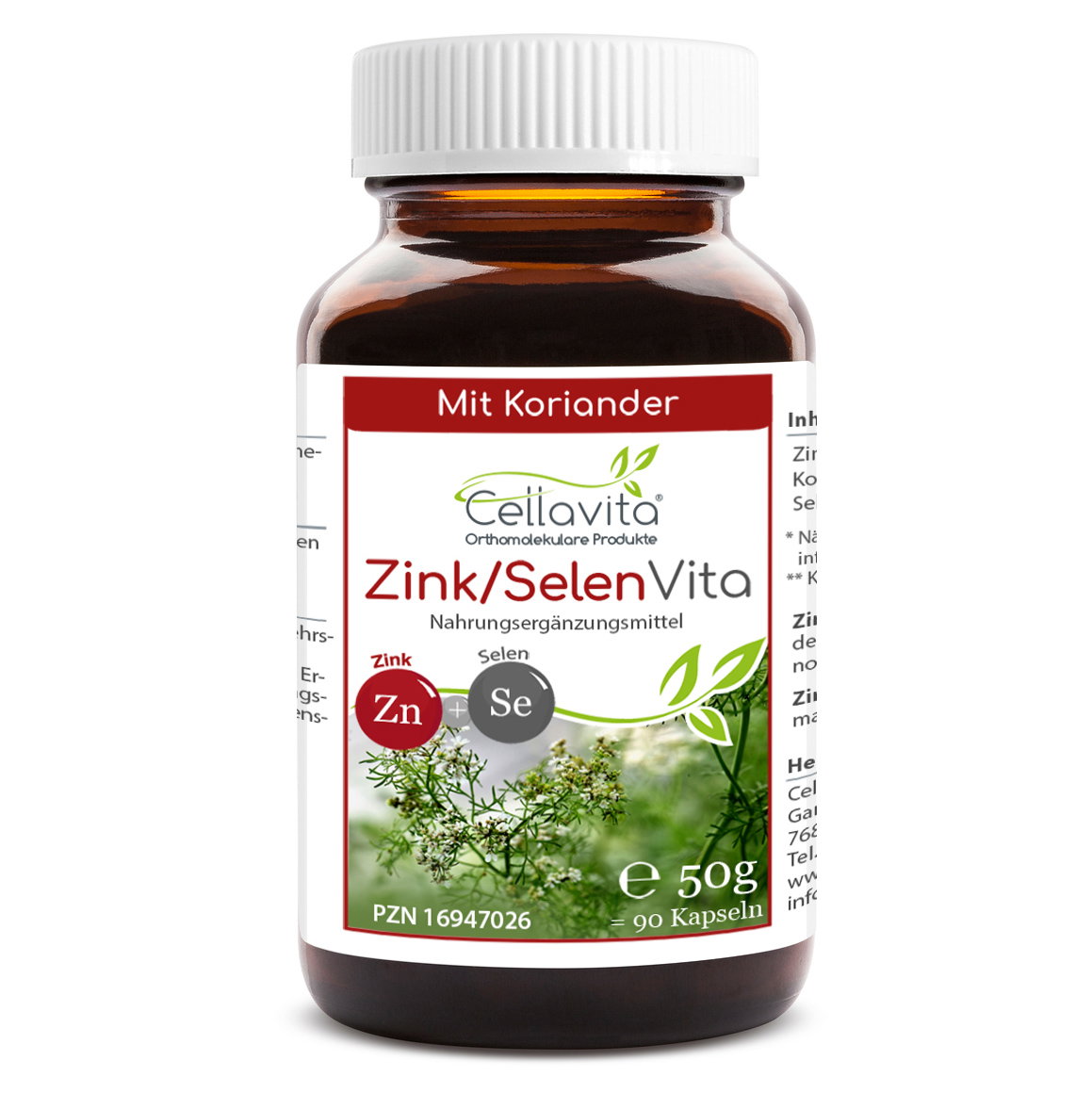 Image of Zink-Selen & Koriander Vita Kapseln