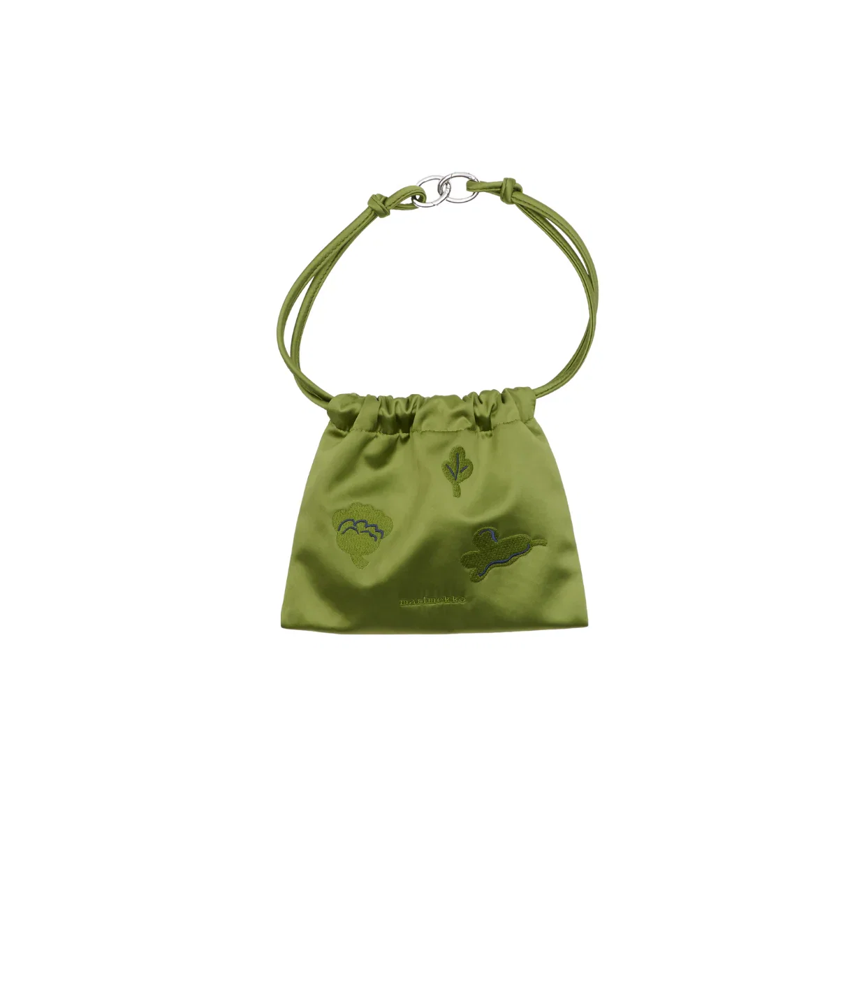 Image of Cirra Satin Kukasta Kukkaan Bag in Green