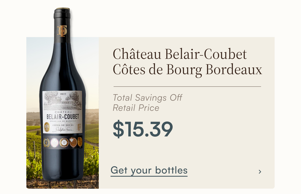 2022 Château Belair-Coubet Côtes de Bourg Bordeaux Rouge