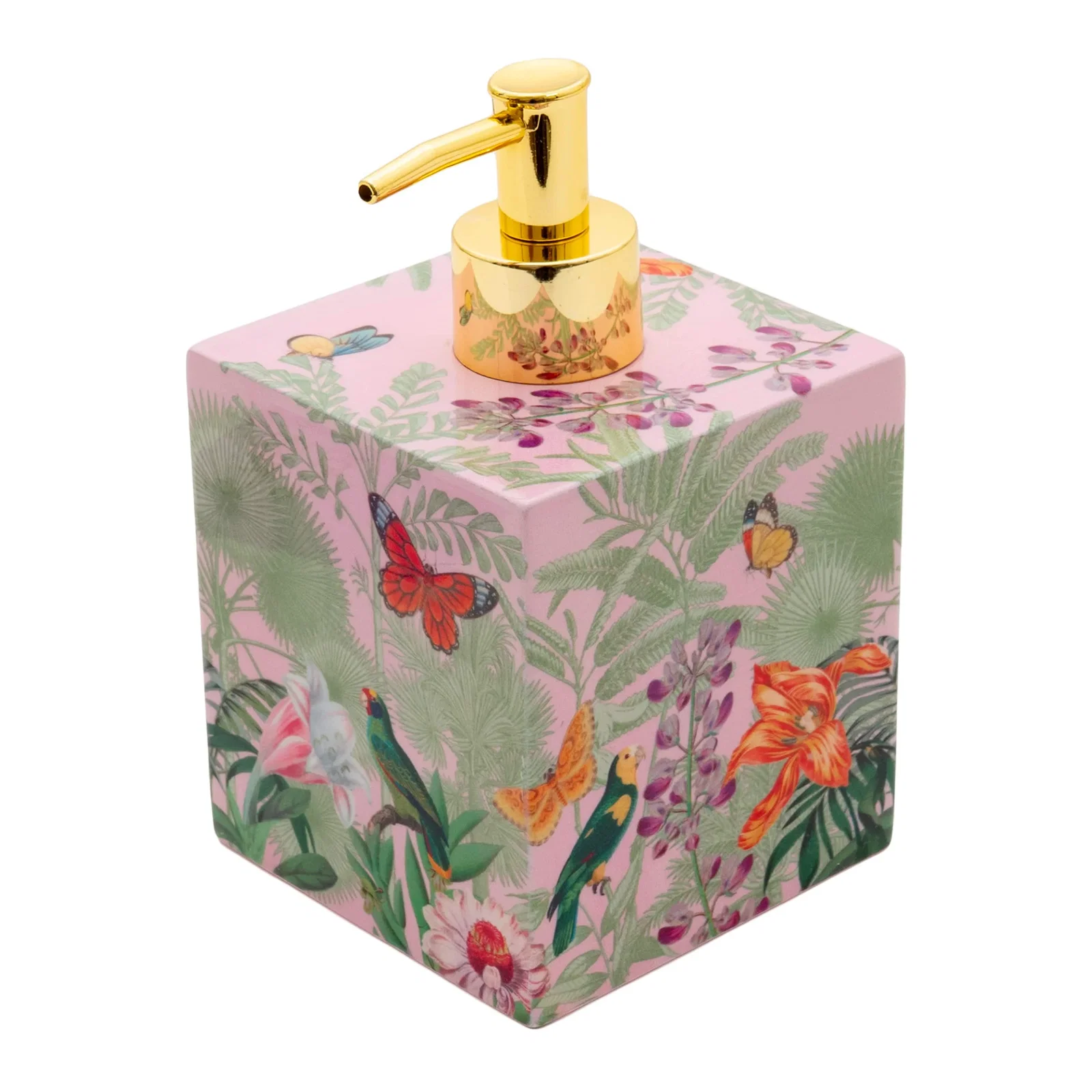 Image of Paradise Garden Lacquer Soap Dispenser