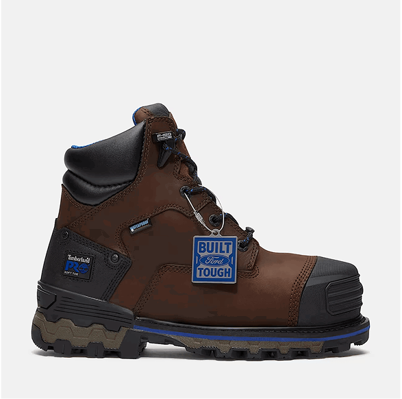 Men's Timberland PRO® x Ford Boondock Brown 6-inch Waterproof Work Boot