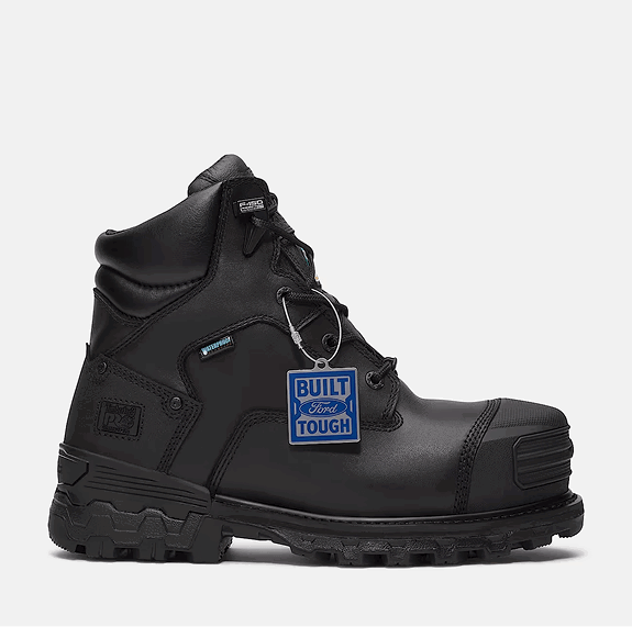 Men's Timberland PRO® x Ford Boondock Black 6-inch Waterproof Work Boot