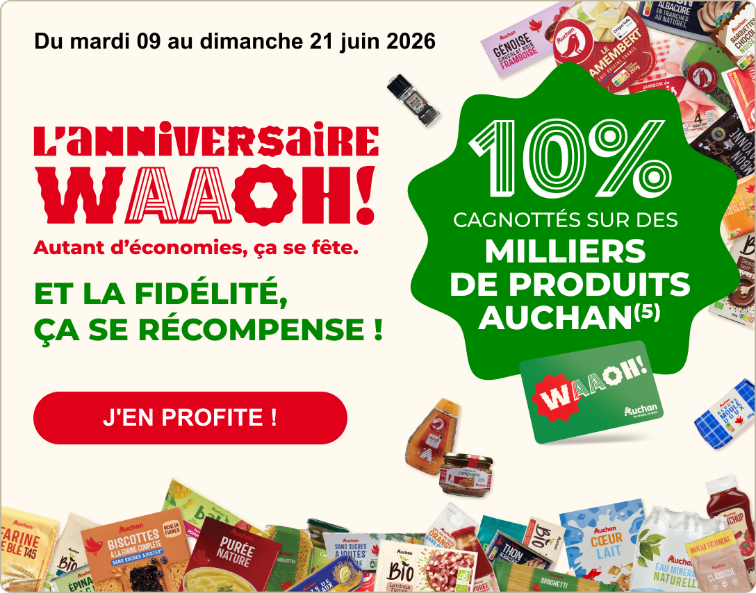10% cagnottés sur les produits MDD