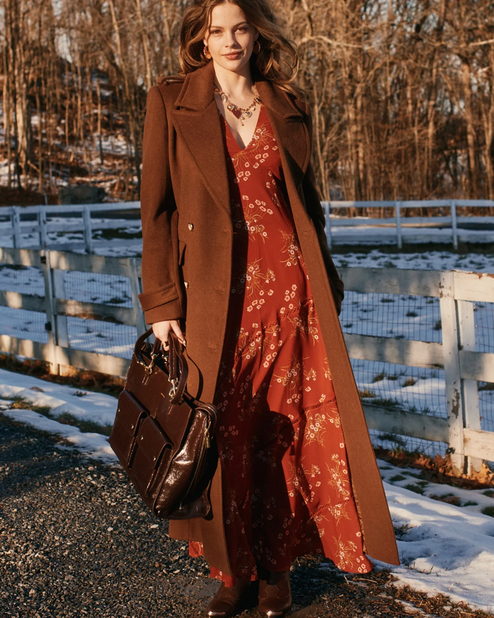 Image of In your Dreams Maxi Dress - Rust