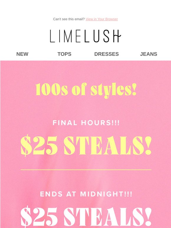 HOURS LEFT! ⏰🍉 $25 Tuesday
