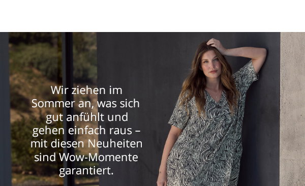 Kleid, Animalmuster, A-Linie, V-Ausschnitt, Halbarm