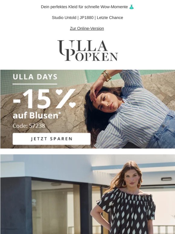 Jetzt zugreifen! -15% auf Blusen sparen😍