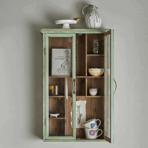 Hazem Cabinet - Green Firwood