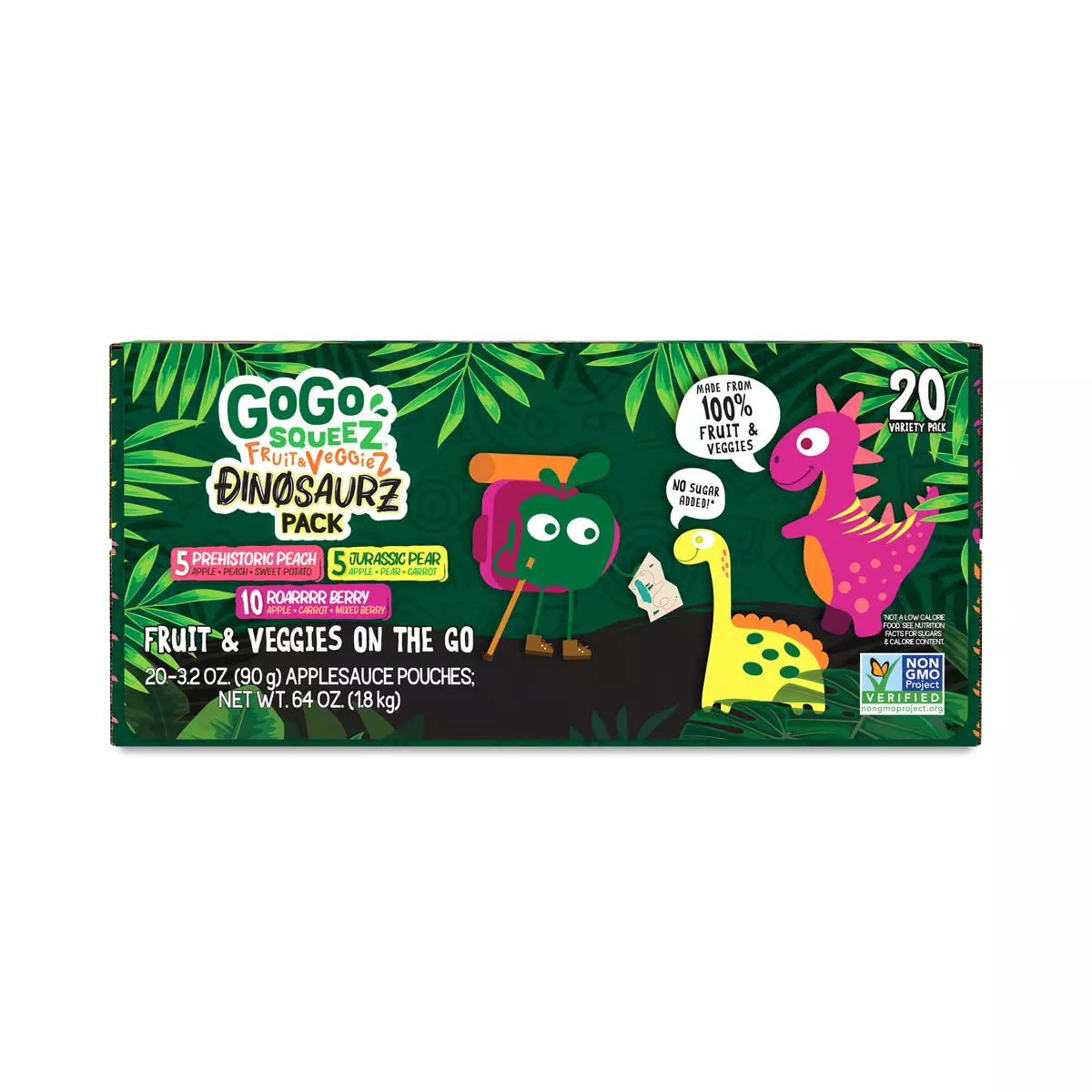 Fruit & VeggieZ Dinosaurz Variety Pack