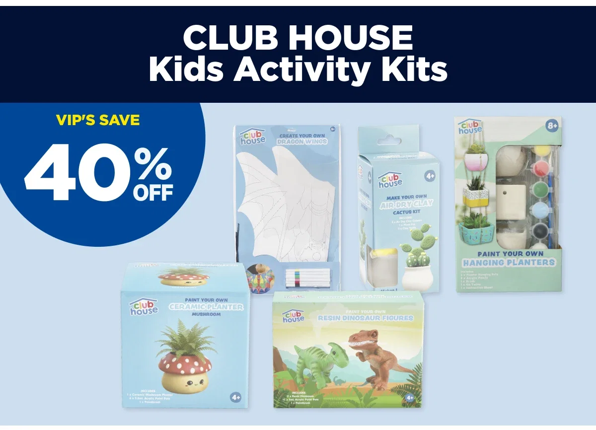 VIP 40%off Club House Kids Activity kits