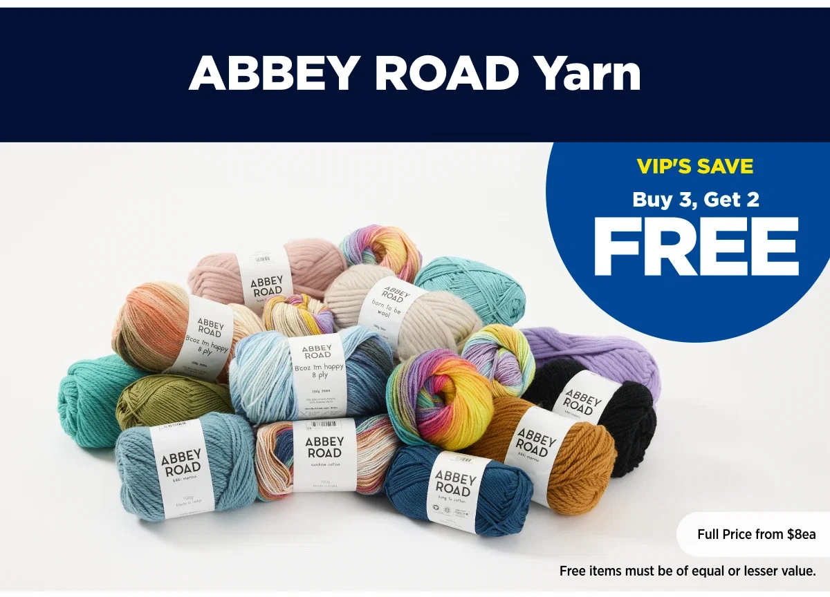 VIP Buy 3 Get 2 Free Abbey Road Yarn