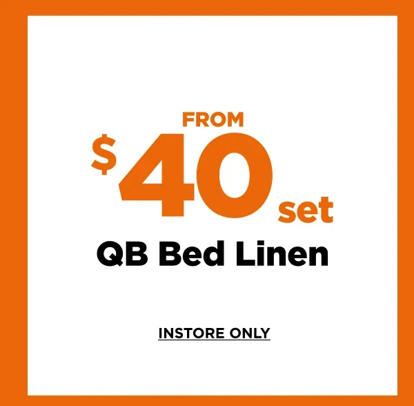  $40set QB Bed Linen