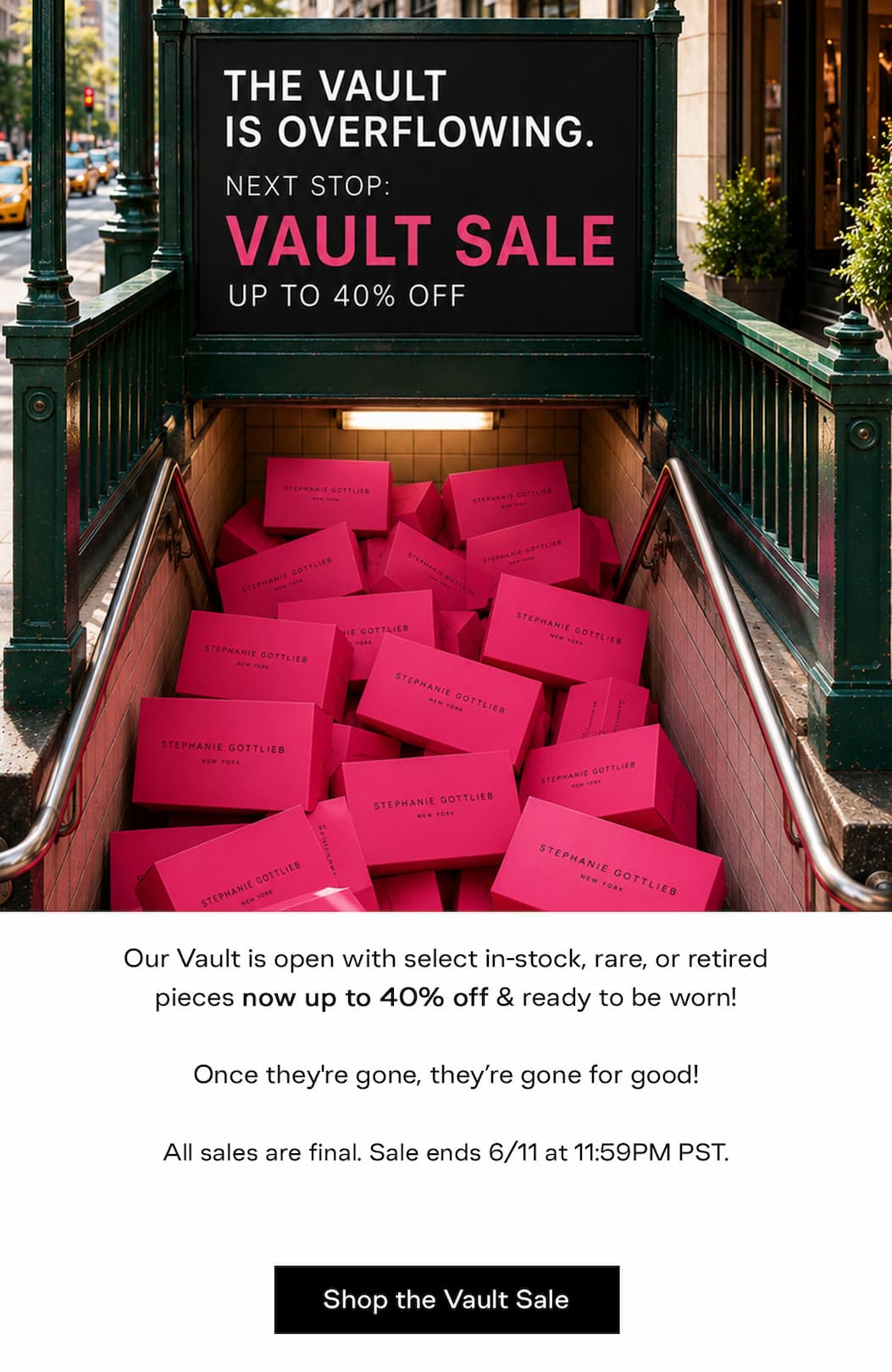 Vault Sale Up to 40% off