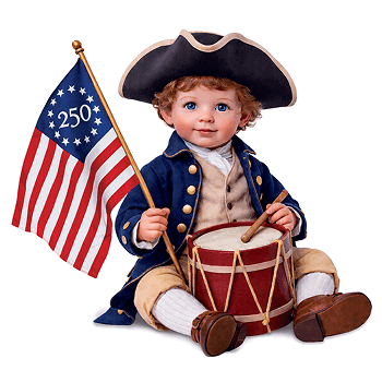 The Little Drummer 250th Anniversary of America Doll