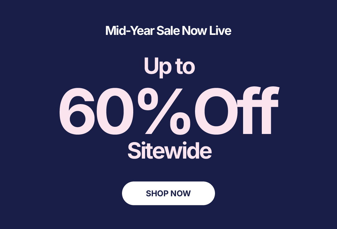 Up to 60% off sitewide now live