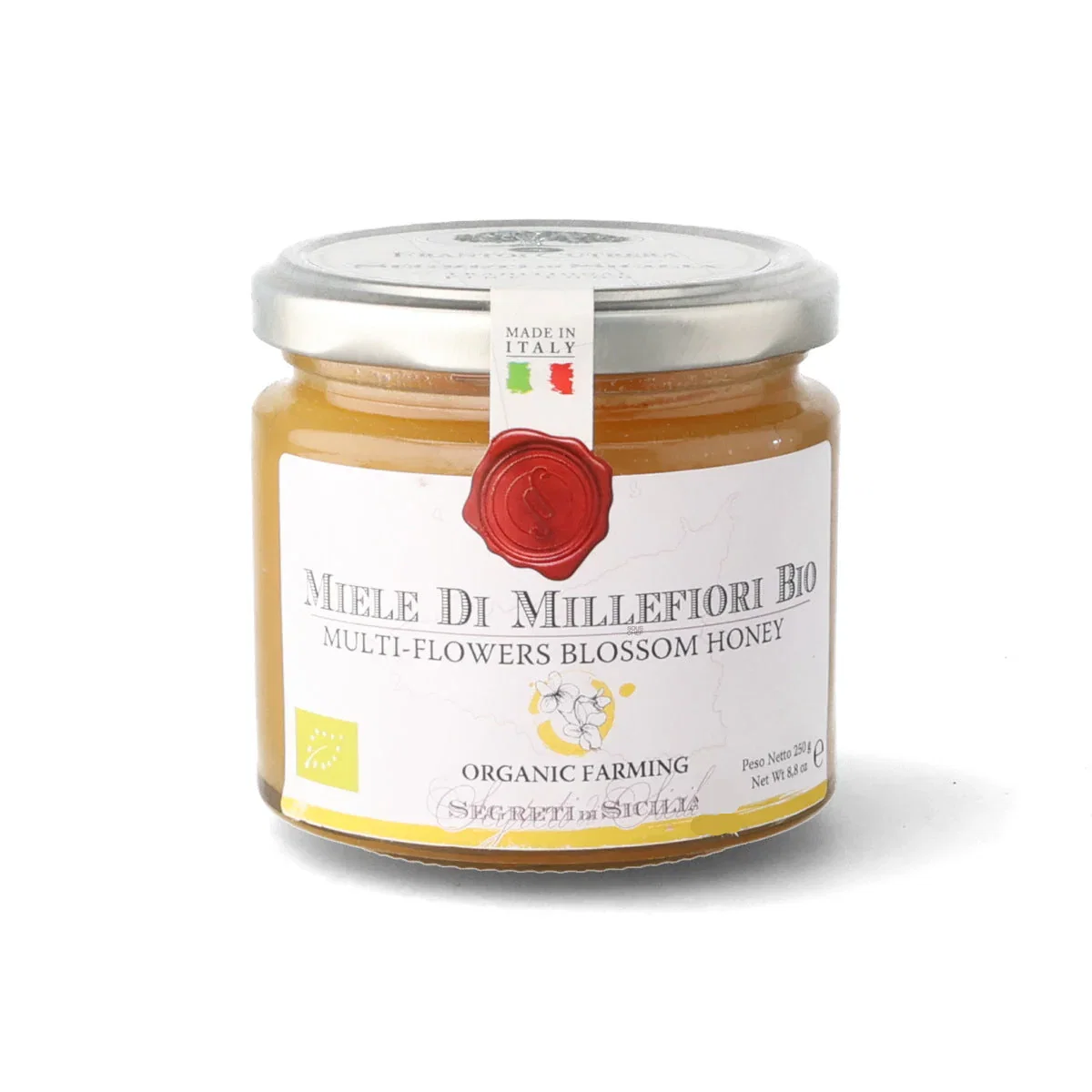 Image of Frantoi Cutrera Organic Multi Flower Blossom Honey, 250g