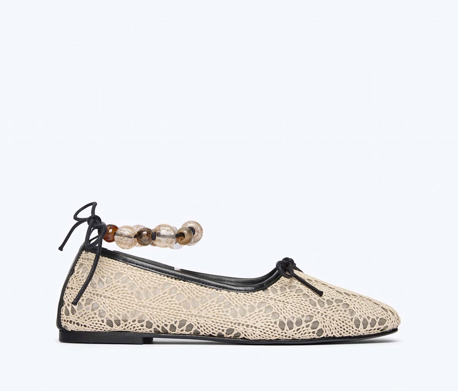 FS X Lorna Murray raffia square toe ballet
