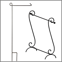 Garden banner stands