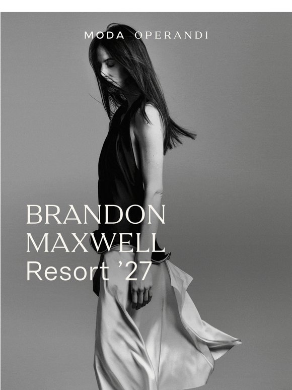 Live in Trunkshow: BRANDON MAXWELL