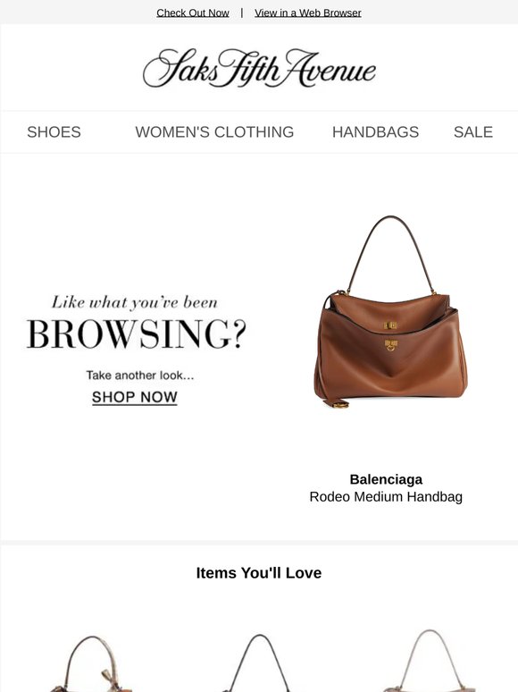 Still thinking about your Balenciaga item?