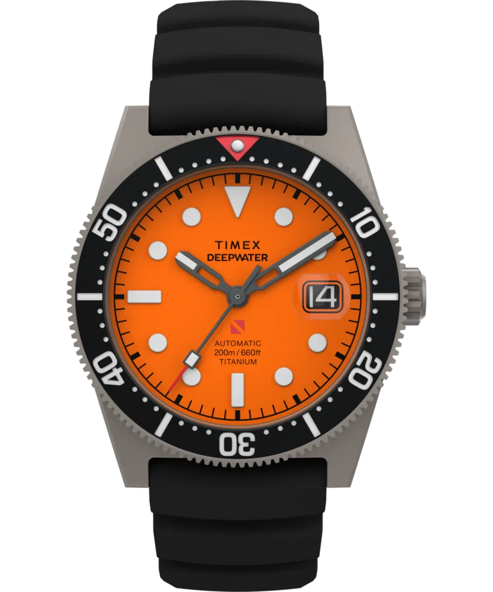 Image of Deepwater Reef 200 Titanium Automatic 41mm Synthetic Rubber Strap Watch