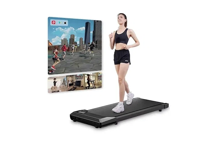 Treadmill Walking Pad – 2-i-1 löp- och gåband för hemmet träning hemma