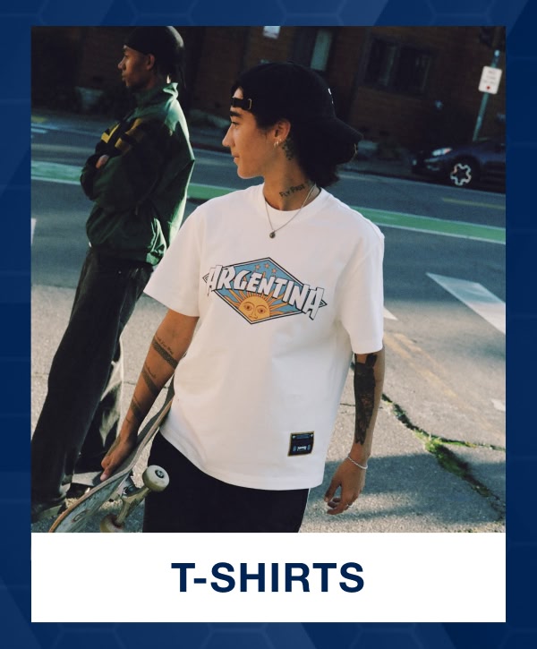 Shop men's t-shirts, including graphic tees from the AFA collab