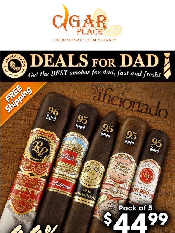 Score Five 95+ Rated Smokes for Just $44.99 + FREE Shipping!