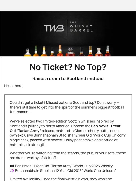 No Ticket? No Top? Raise a Dram to Scotland Instead🥃⚽