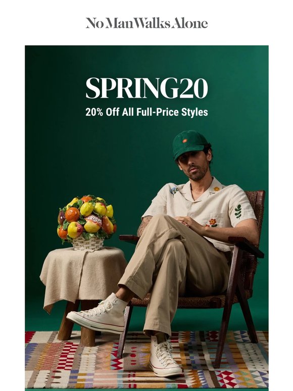 20% Off New Arrivals Continues