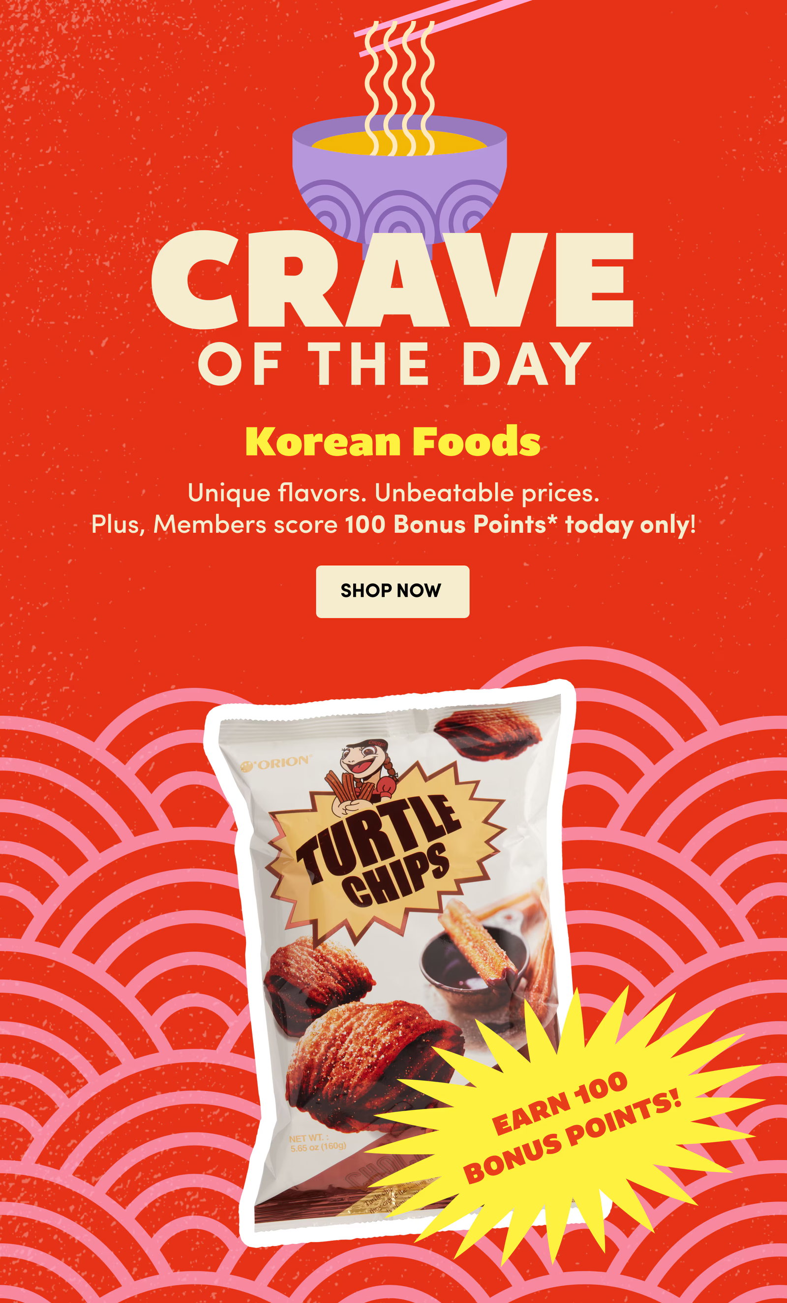CRAVE OF THE DAY Korean Foods Shop Now