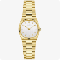 Bulova Super Seville Mini Gold Tone Dial 97L189
