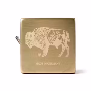 Brass Measuring Tape - Engraved Bison
