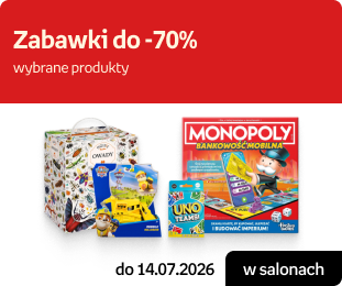 Zabawki do -70% wybrane produkty