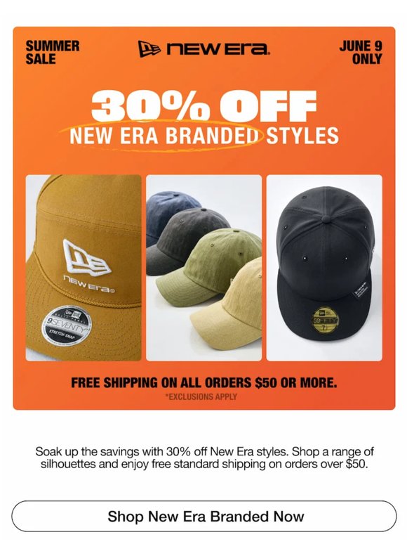 Shop New Era for less