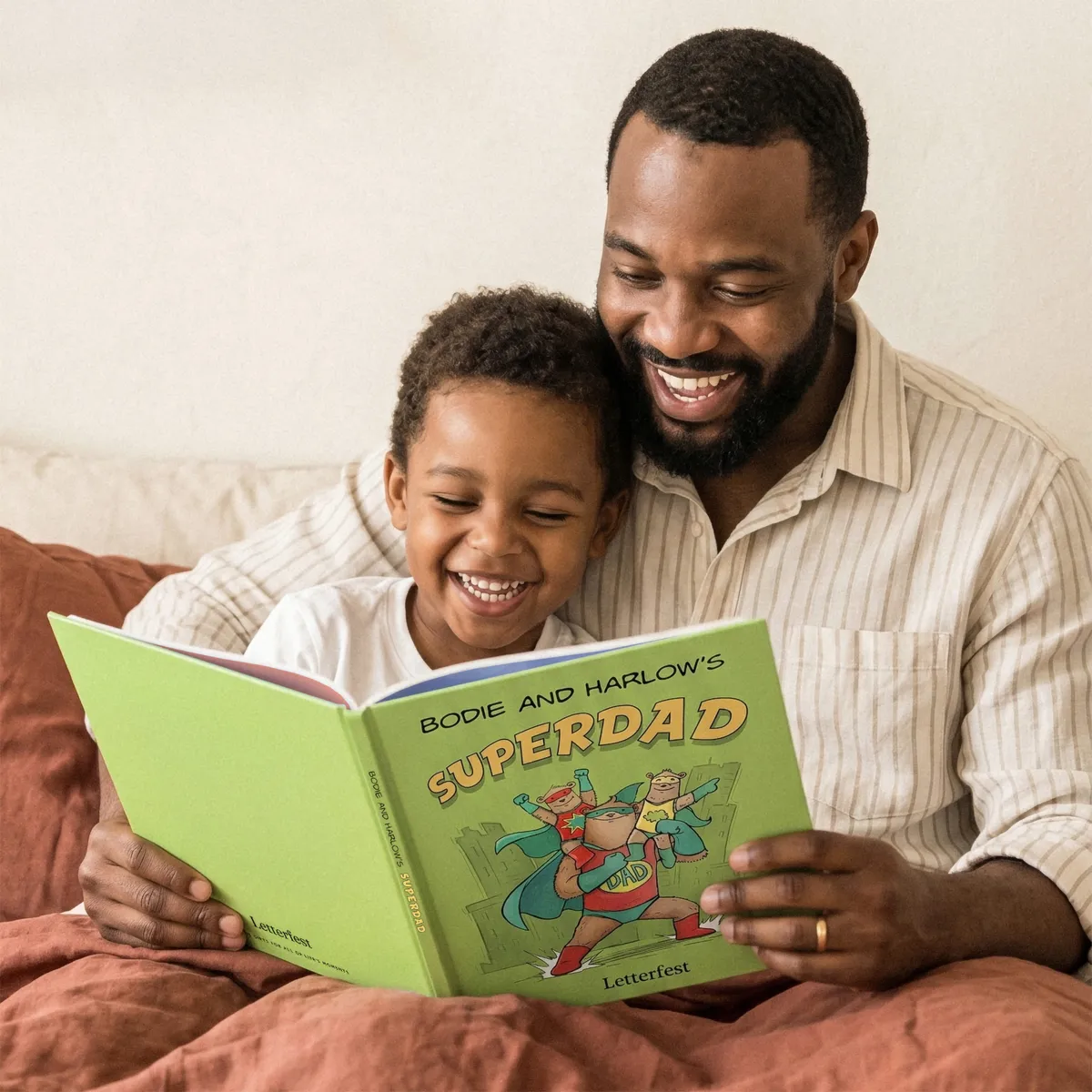 Personalised Dad's Superhero Book