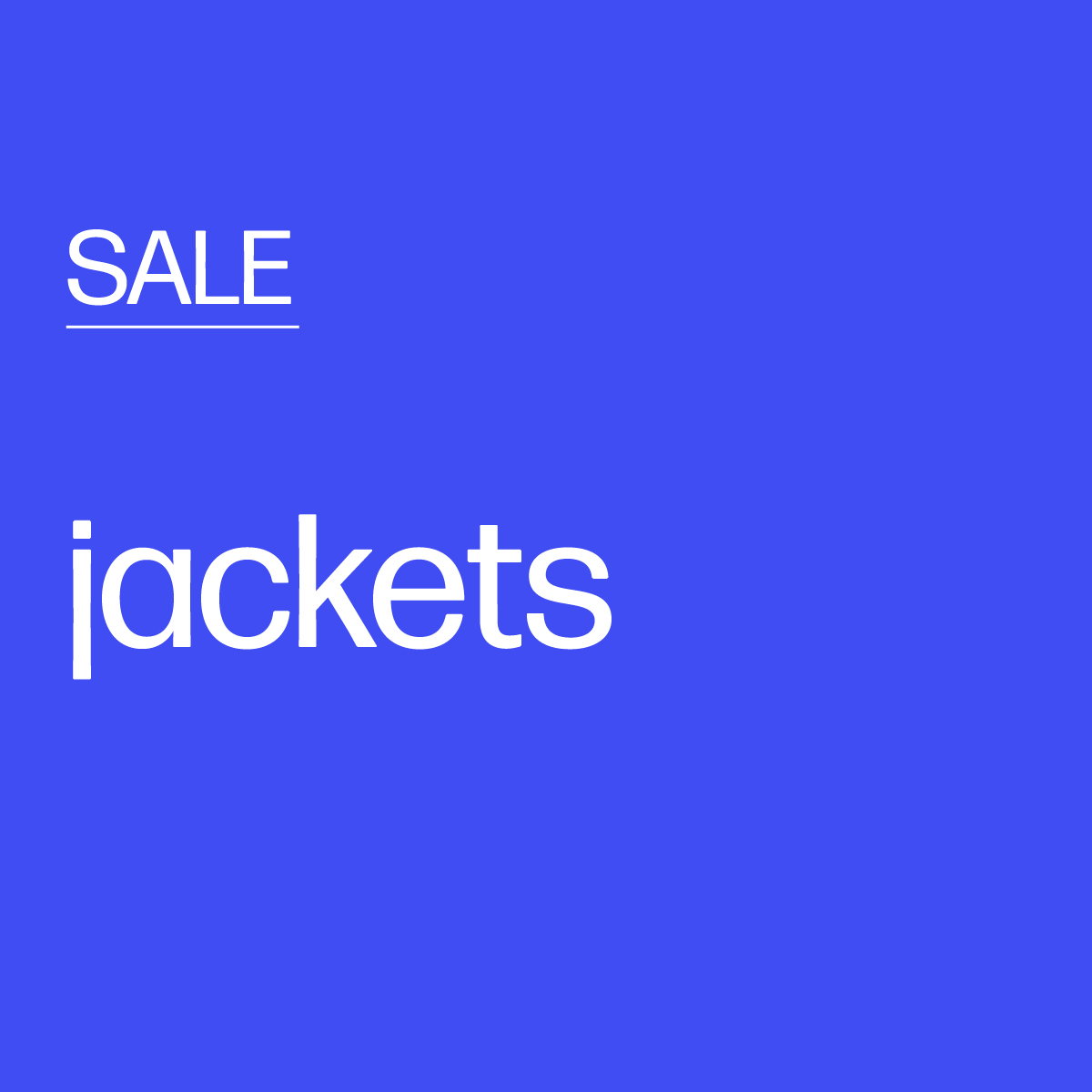 Sale Jackets