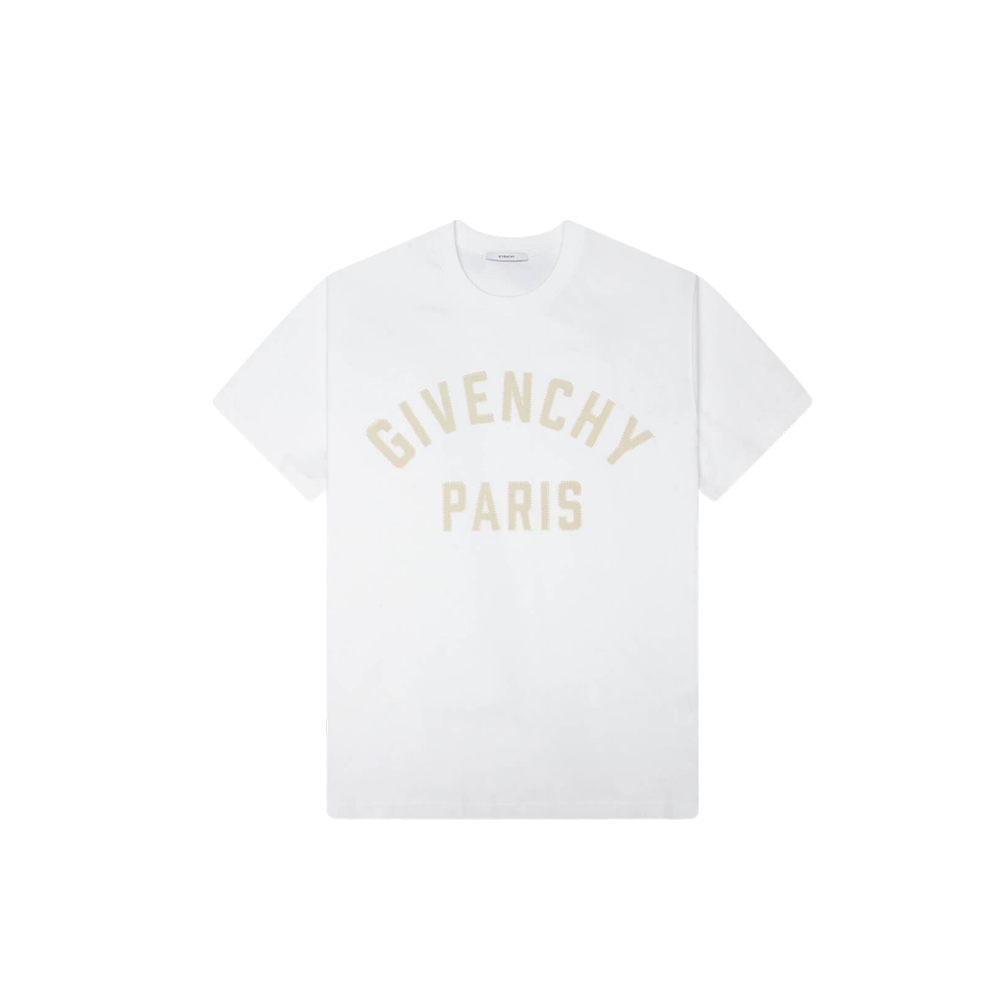 Patch Silk T-Shirt - White