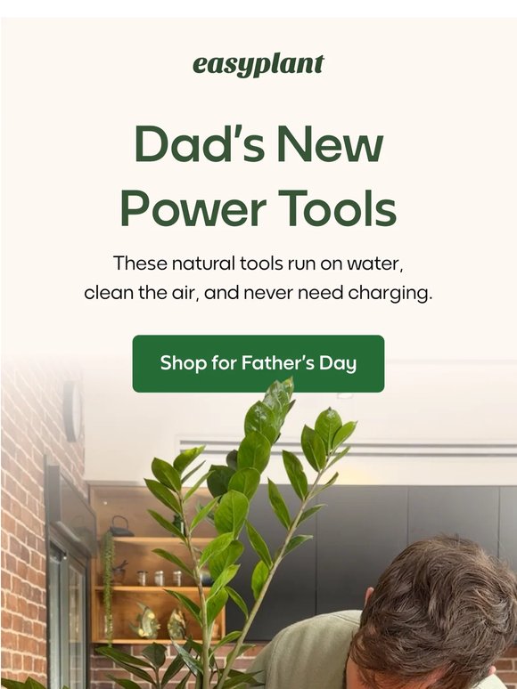 3 Plants: Dad's New Power Tools 🔧🌿