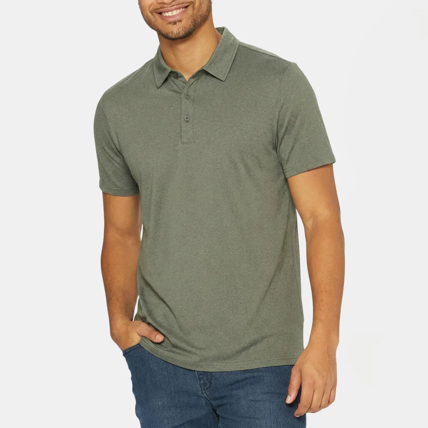 Image of Nexus Polo [Heather Olive]