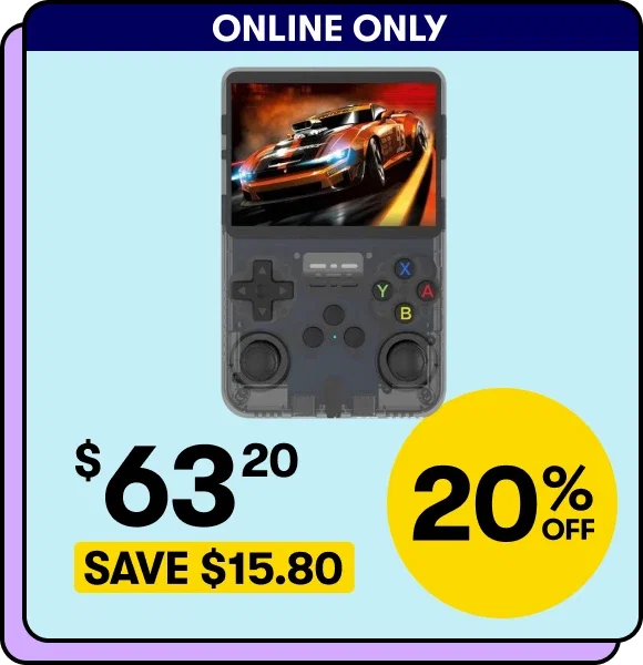 20% OFF | $63.20 SAVE $15.80 | Online Only
