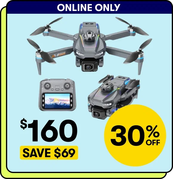30% OFF | $160 SAVE $69 | Online Only
