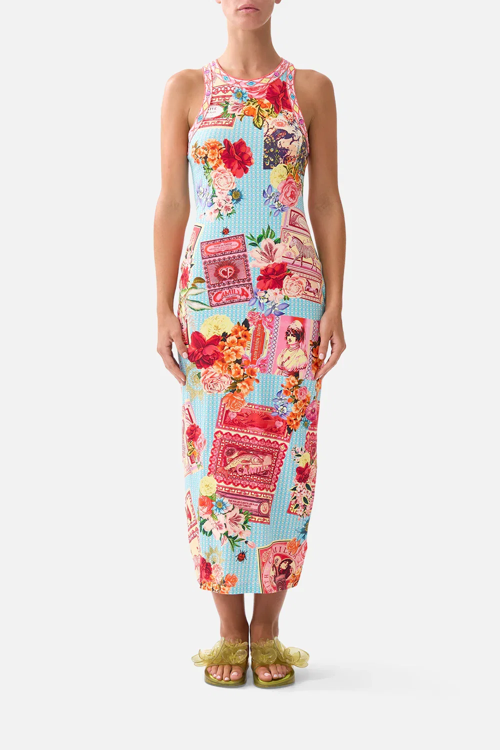 Image of JERSEY TANK DRESS PAPERS AND CURIOUS CAPERS