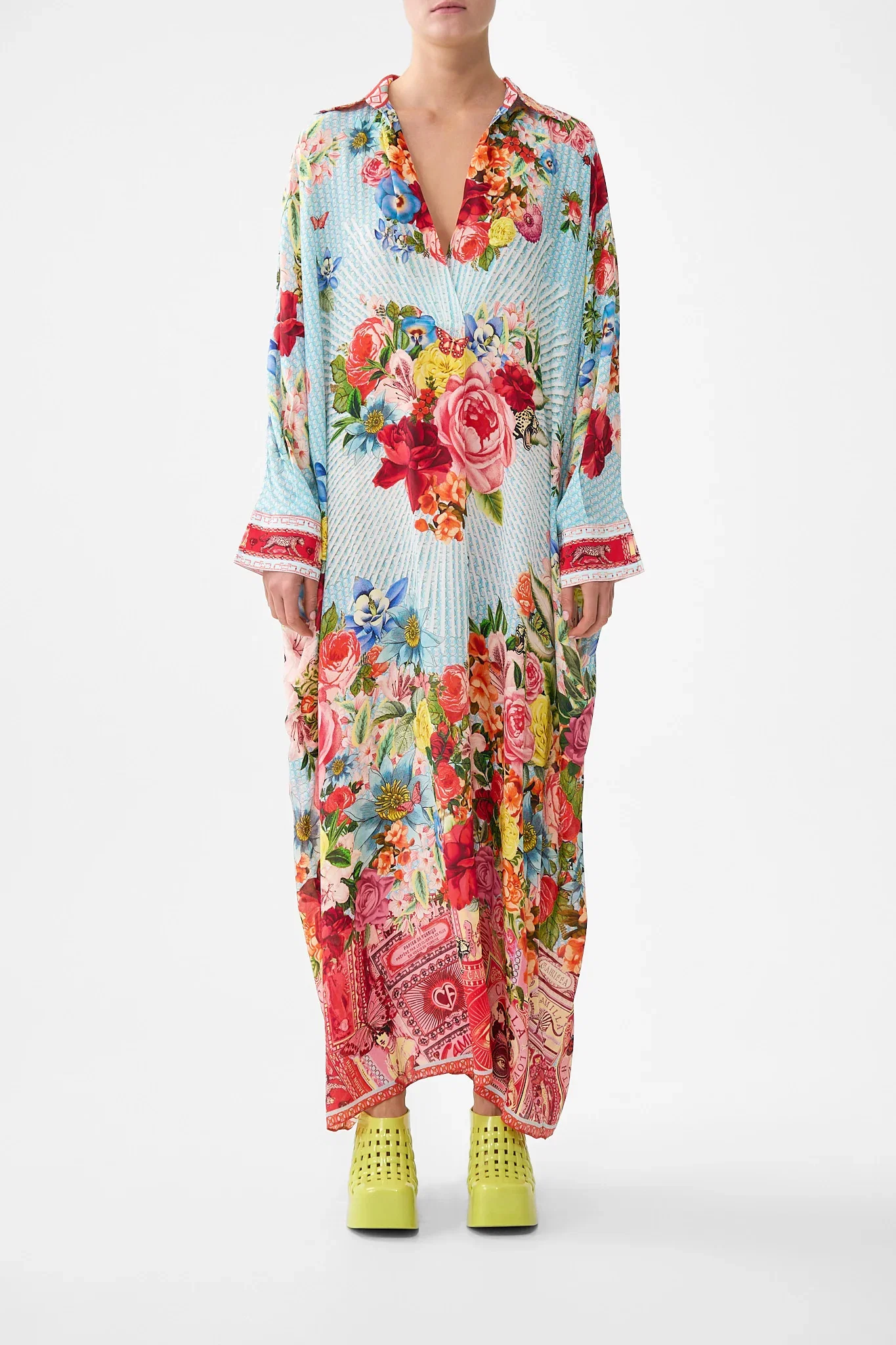 Image of WING COLLAR KAFTAN PAPERS AND CURIOUS CAPERS